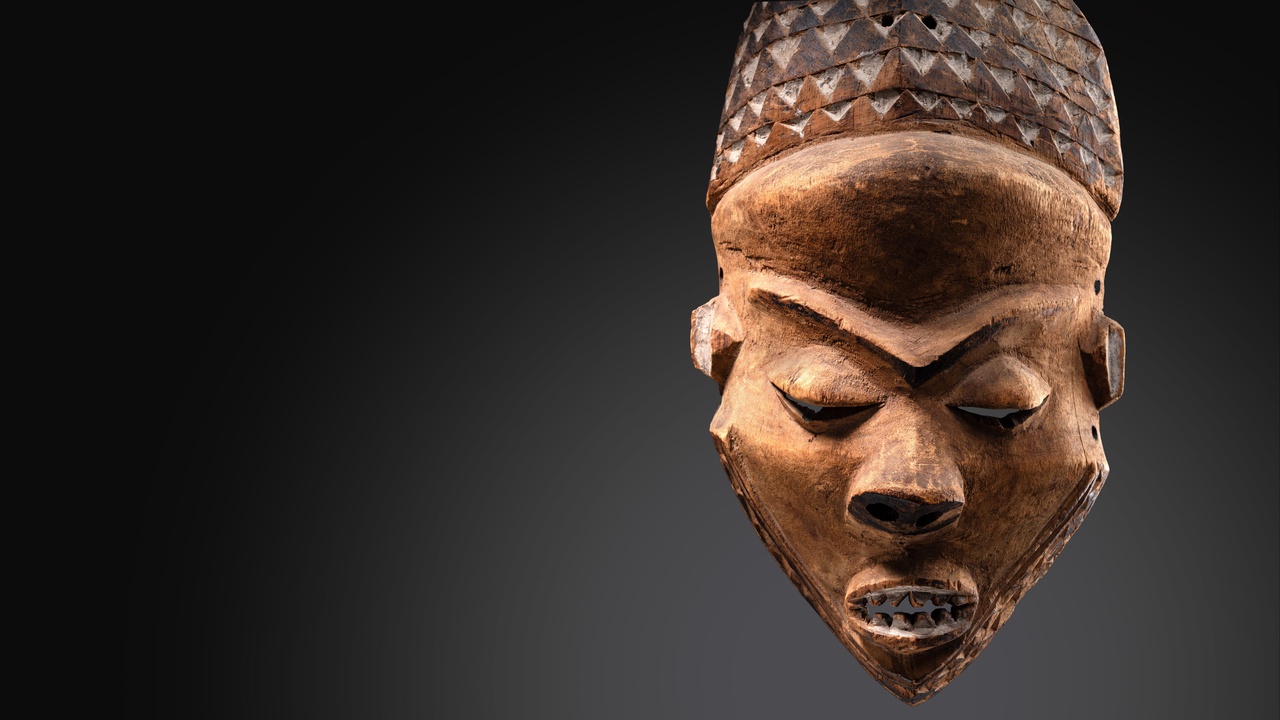Masque anthropomorphe Pende