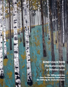 Cover Benefiz Auktion  "Flutkatastrophe"